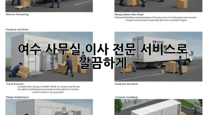 여수 사무실 이사, 전문 서비스로 깔끔하게!